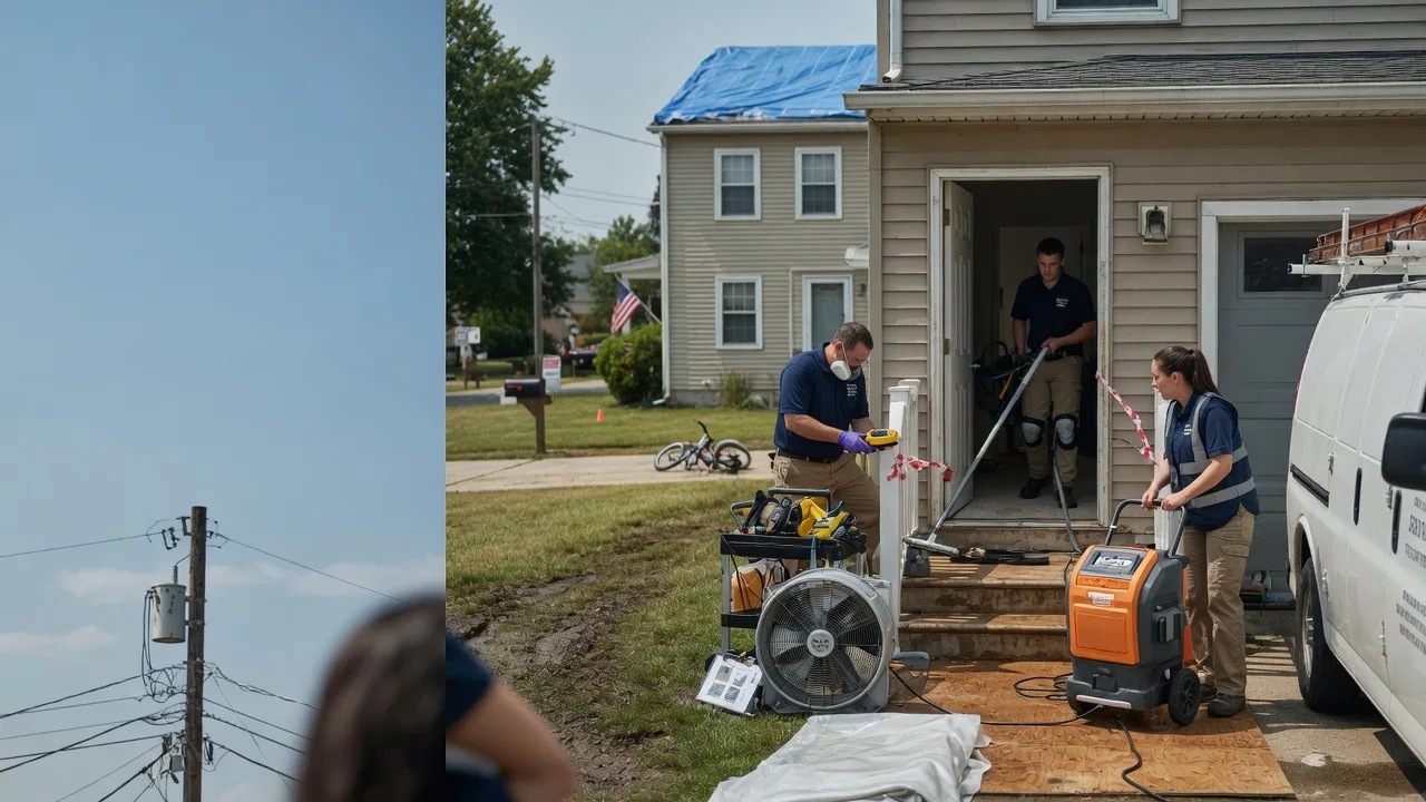 Water Damage Repair in Eagle, MI near me